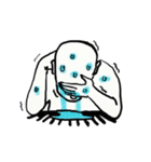 Neck pain man（個別スタンプ：18）