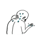 Neck pain man（個別スタンプ：20）