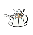 Neck pain man（個別スタンプ：22）