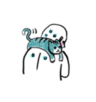 Neck pain man（個別スタンプ：26）