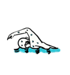 Neck pain man（個別スタンプ：29）