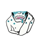 Neck pain man（個別スタンプ：31）