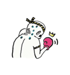 Neck pain man（個別スタンプ：34）