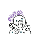 Neck pain man（個別スタンプ：36）