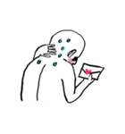 Neck pain man（個別スタンプ：37）