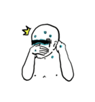 Neck pain man（個別スタンプ：38）