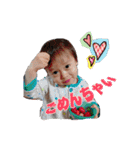 子供の懐かしいオモロ顔（個別スタンプ：25）
