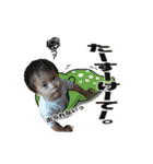 子供の懐かしいオモロ顔（個別スタンプ：34）