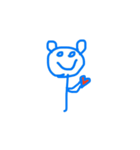 I'm Blue Bear（個別スタンプ：2）