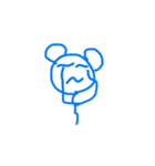 I'm Blue Bear（個別スタンプ：10）