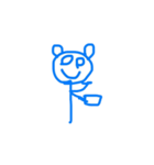 I'm Blue Bear（個別スタンプ：12）