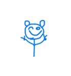 I'm Blue Bear（個別スタンプ：13）