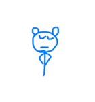 I'm Blue Bear（個別スタンプ：15）