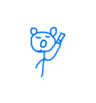 I'm Blue Bear（個別スタンプ：20）