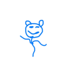 I'm Blue Bear（個別スタンプ：25）