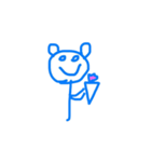 I'm Blue Bear（個別スタンプ：30）