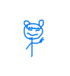 I'm Blue Bear（個別スタンプ：32）
