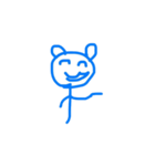 I'm Blue Bear（個別スタンプ：35）