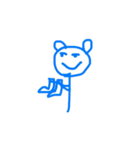 I'm Blue Bear（個別スタンプ：36）