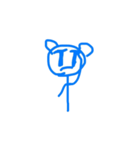 I'm Blue Bear（個別スタンプ：38）