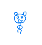 I'm Blue Bear（個別スタンプ：40）