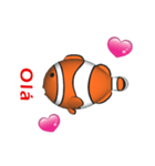 (In Portuguese) CG Clownfish (2)（個別スタンプ：2）