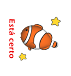 (In Portuguese) CG Clownfish (2)（個別スタンプ：13）