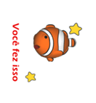 (In Portuguese) CG Clownfish (1)（個別スタンプ：6）