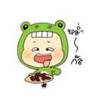 funny little frog（個別スタンプ：7）