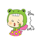 funny little frog（個別スタンプ：11）