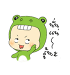 funny little frog（個別スタンプ：13）