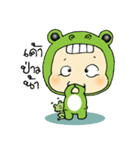 funny little frog（個別スタンプ：34）