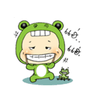 funny little frog（個別スタンプ：35）