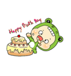 funny little frog（個別スタンプ：37）