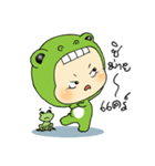 funny little frog（個別スタンプ：39）