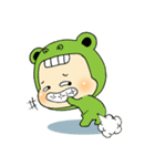 funny little frog（個別スタンプ：40）