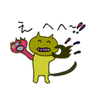 ねこねこきゅう（個別スタンプ：3）