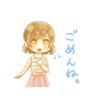 うさぎと女の子のゆるふわ日常スタンプ（個別スタンプ：10）