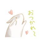 うさぎと女の子のゆるふわ日常スタンプ（個別スタンプ：19）