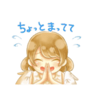 うさぎと女の子のゆるふわ日常スタンプ（個別スタンプ：24）