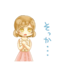 うさぎと女の子のゆるふわ日常スタンプ（個別スタンプ：33）