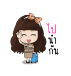 Girl Enjoy（個別スタンプ：21）