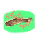 リアルな魚の日常あいさつ（個別スタンプ：4）