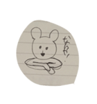白いくまの関西弁（個別スタンプ：8）