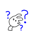 表情豊かな ウサギ（個別スタンプ：14）