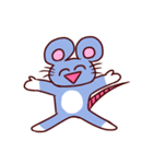 表情豊かなネズミくん（個別スタンプ：1）