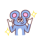 表情豊かなネズミくん（個別スタンプ：4）