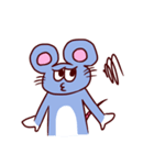 表情豊かなネズミくん（個別スタンプ：8）