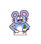 表情豊かなネズミくん（個別スタンプ：18）