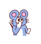表情豊かなネズミくん（個別スタンプ：22）